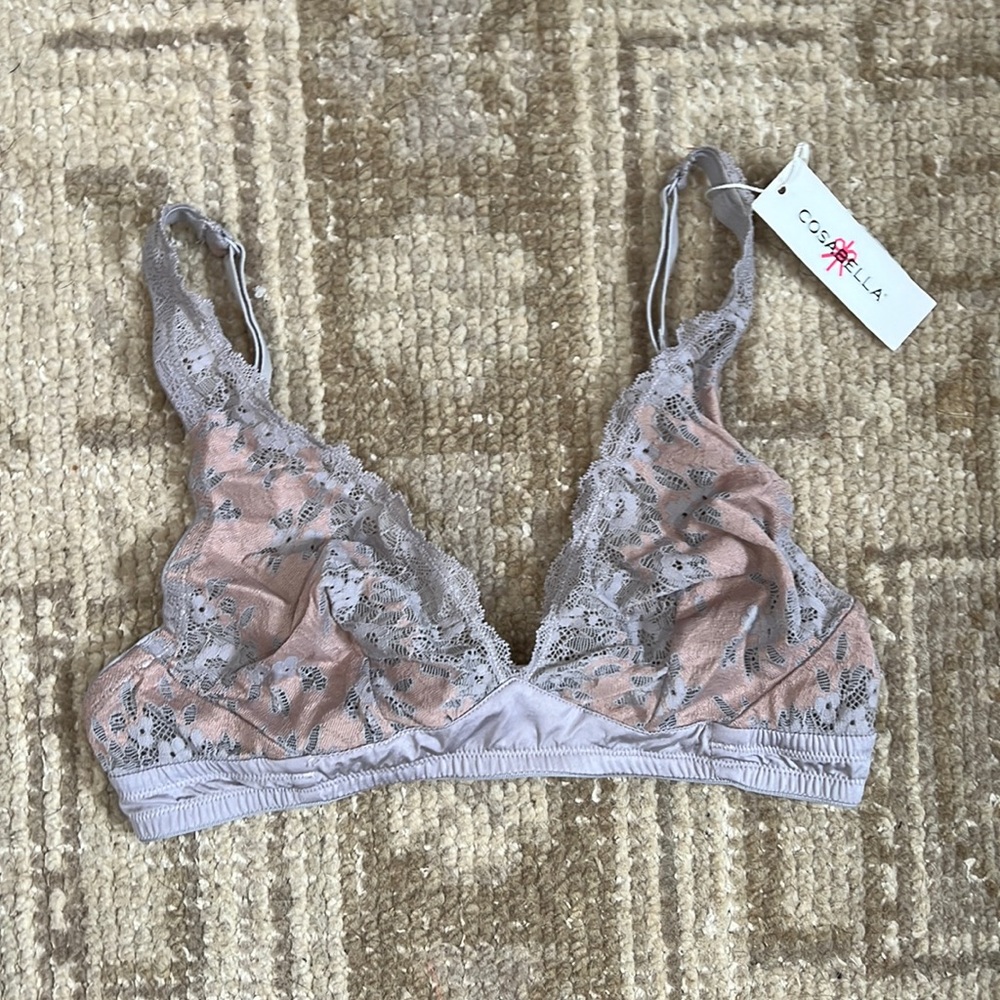 Cosabella Italia Soft Bra Stone/Mandorla Sz S NWT